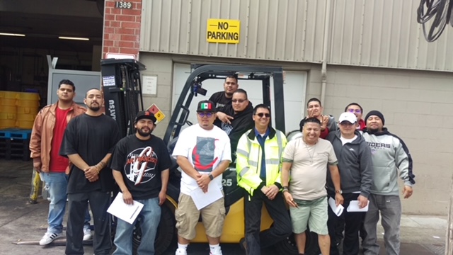 Attentive employee participates in personalized workplace safety training session.